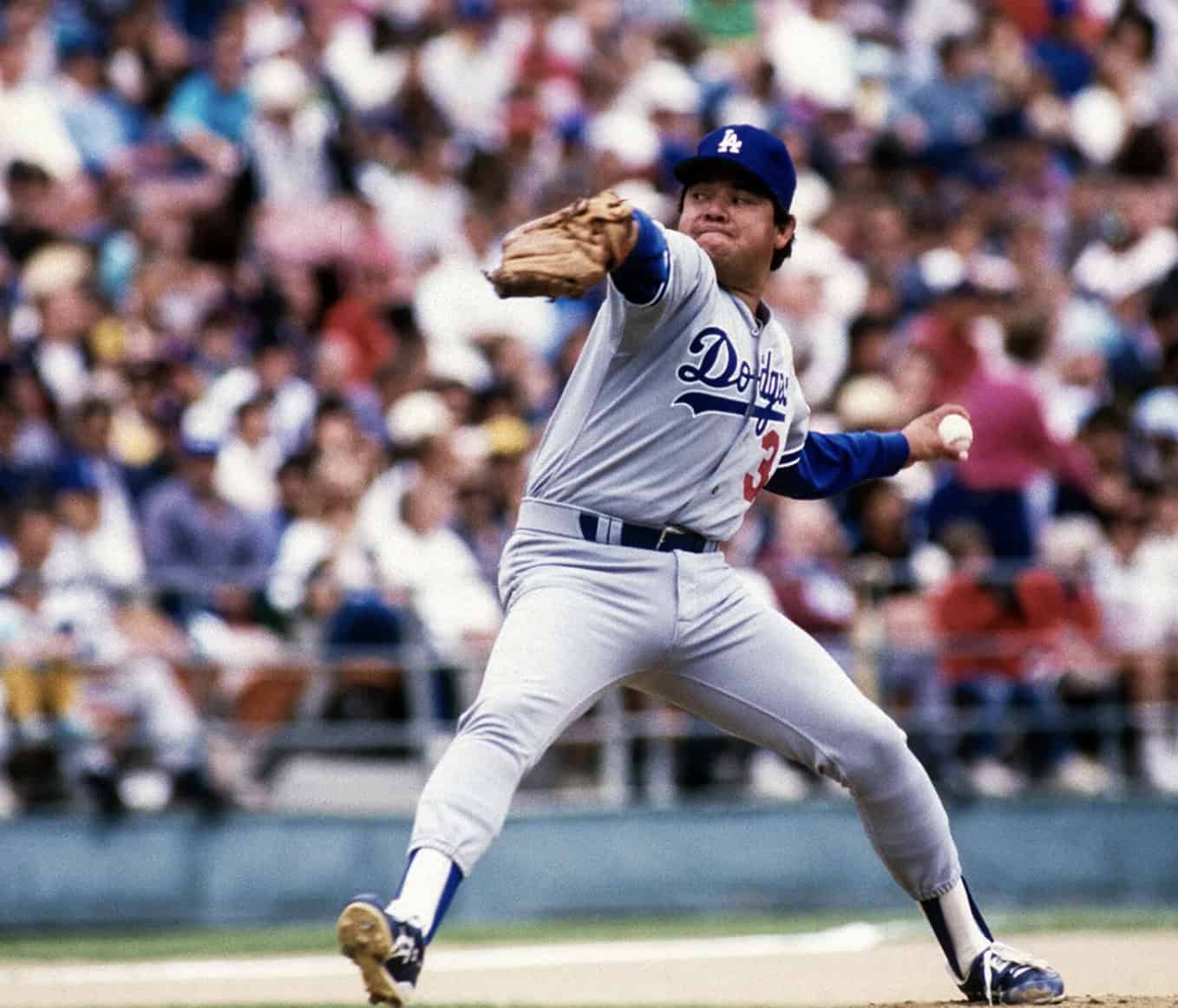 Fernando Valenzuela showcases his iconic changeup that baffled hitters.